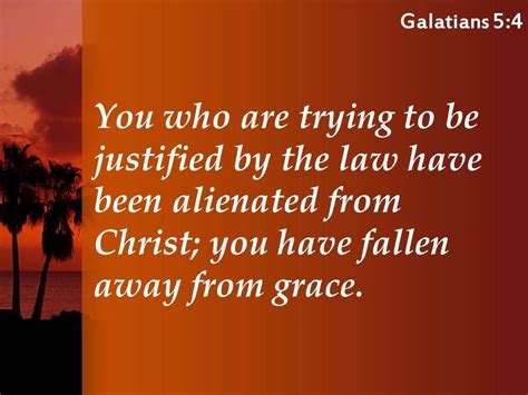 Galatians 5 4 You Have Fallen Away Powerpoint Church Sermon Template