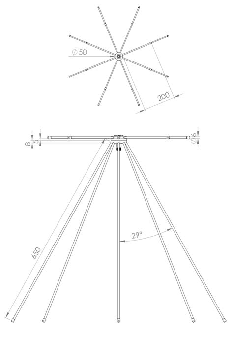 Discone Antenna For Rtlsdr Antenne Radioamatori