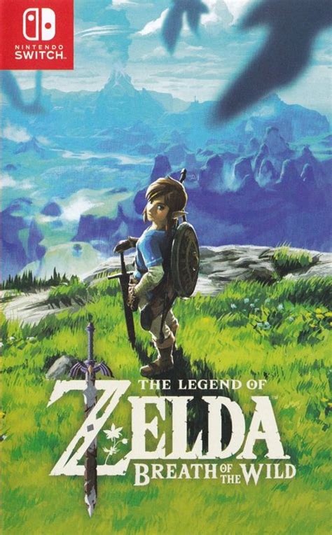 The Legend Of Zelda Breath Of The Wild Limited Edition 2017 Nintendo Switch Box Cover Art