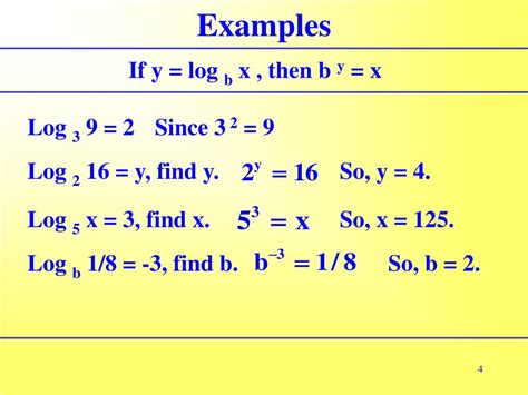 Ppt Definition Of A Logarithmic Function Powerpoint Presentation 623