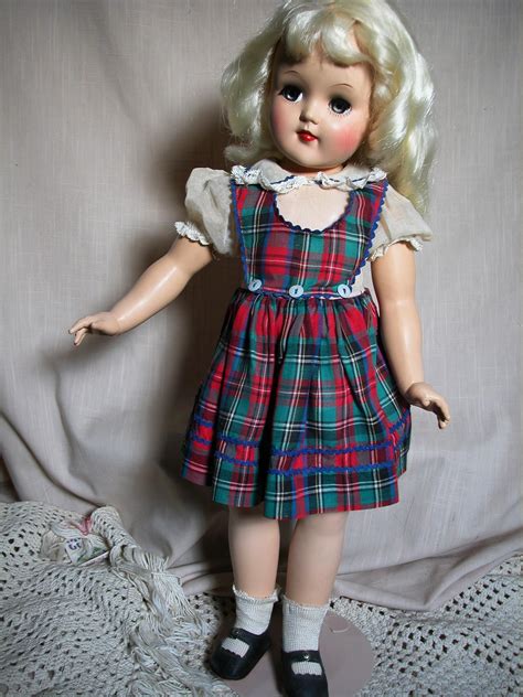 Ideal Toni Doll P 93 All Original High Color 1950s Doll Dress Doll