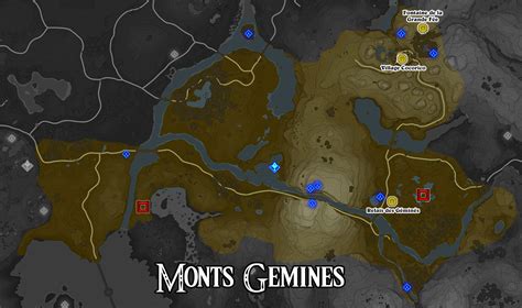 Zelda Botw La Map Des Monts Géminés Eclypsia