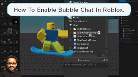 How To Enable Bubble Chat In Roblox Youtube