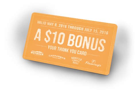 For more information and sample menus, visit www.outback.com. Outback Bonus Gift Card Offer is Back for 2016! - Mission ...