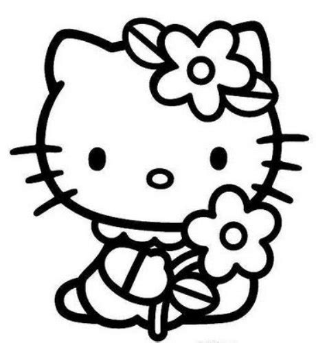 Say hello to this kitty. Hello kitty black and white free clipart - WikiClipArt