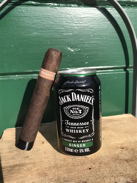 Primos And Jack Daniels Ginger Cigars And Whiskey Cigars Whiskey