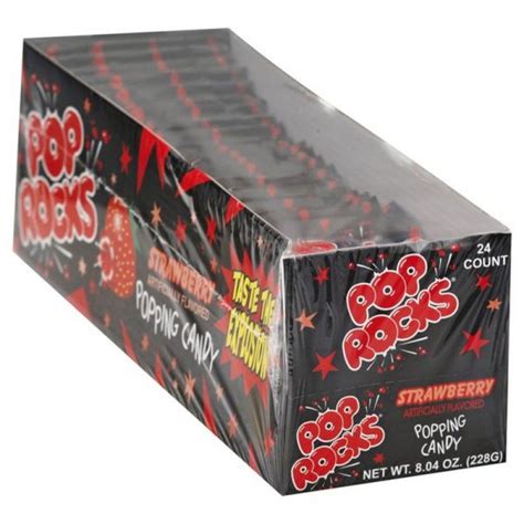 Pop Rocks Strawberry 9g Unit Count 24 American Candy N Drinks Ltd