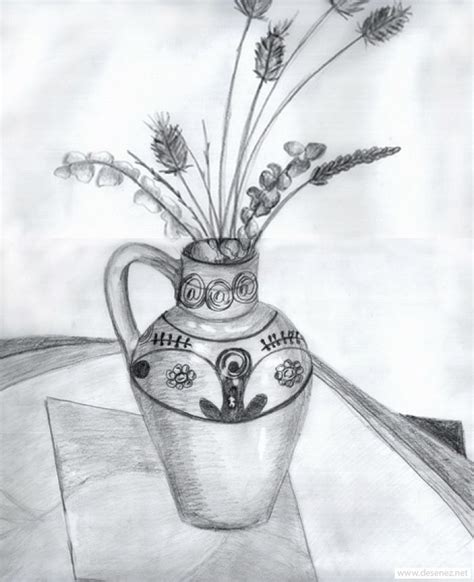Related to desene de colorat usoare. Desene In Creion Cu Vaze : Vaza Cu Flori Poza Gratuite ...