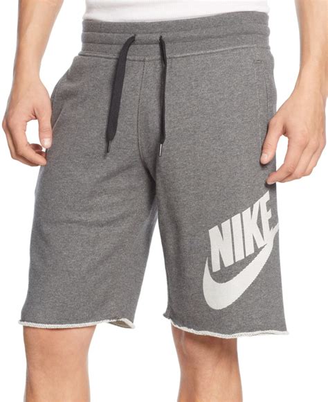Nike Alumni Drawstring Shorts In Gray For Men Lyst
