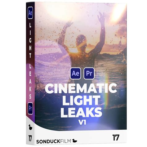 160 Cinematic Light Leak Pack Vol 1 Ae And Premiere Pro Sonduckfilm