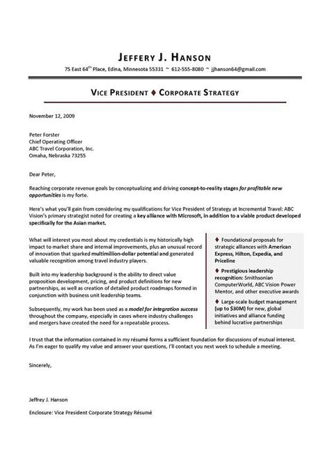 Search for executive job cover letter at top10answers. CEO President and COO Resume Sample Page 1 | Cover letter ...