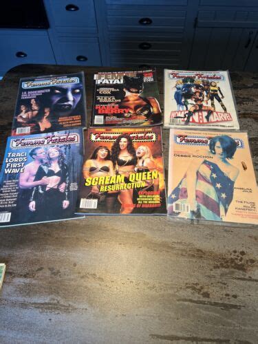 femme fatales magazine lot vintage 2001 2002 2004 some new sexy issues ebay