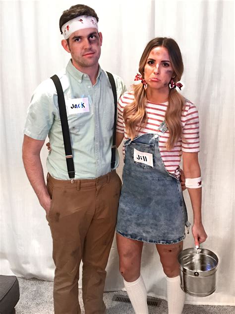 Jack And Jill Easy Halloween Costume Couples Costume Diy Last Minu Couples Costumes