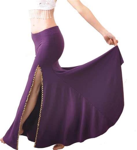New Belly Dance Costume Professional Performances Split Skirt 9colorssplit Skirtskirt