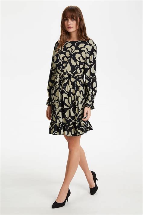 Black Abstract Print Dress From Soaked In Luxury Buy Black Abstract