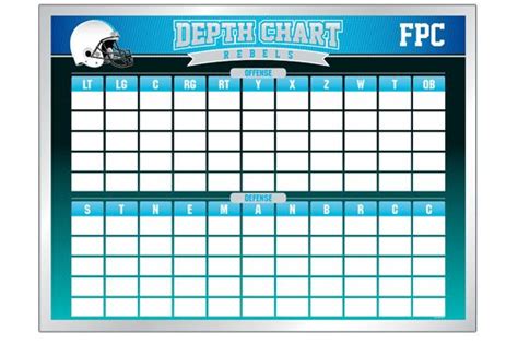 Football Depth Chart Template 10 Free Word Excel Pdf Format For Blank