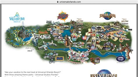 Maps Of Universal Orlando Resorts Parks And Hotels Universal Studios