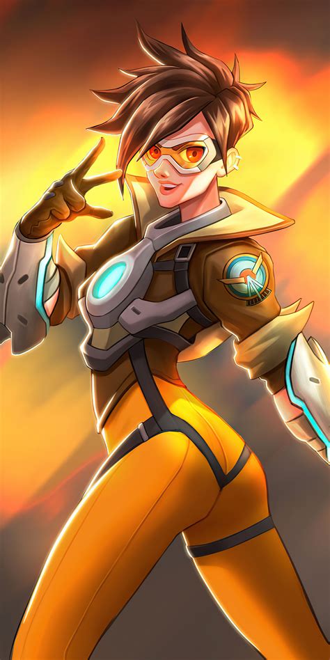 1080x2160 Tracer From Overwatch 5k One Plus 5thonor 7xhonor View 10