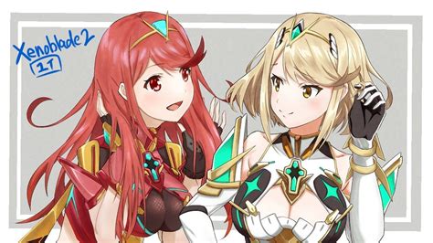 Pyra And Mythra Swapping Looks By Yamushinhan R Xenoblade Chronicles