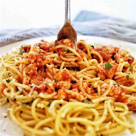 Chicken Spaghetti Bolognese Sweet Caramel Sunday