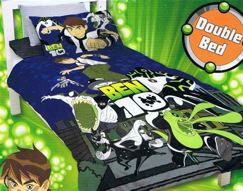 Ben 10 Ben Tennyson Alien Attack Double Full Bed Quilt Doona Duvet