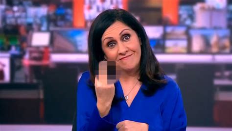 Bbc News Anchor Gives Middle Finger To Camera Live On Air In Hilarious