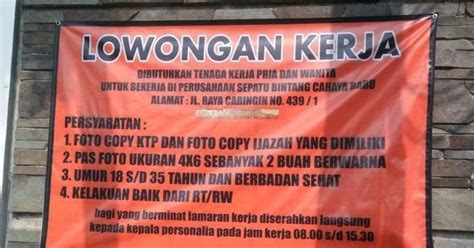 Salah satu hal penting yang harus anda perhatikan saat akan melamar kerja di suatu pabrik adalah dengan membuat surat lamaran yang baik dan benar. Lowongan Kerja Babakan Ciparay 2020 di PT Bintang Cahaya ...