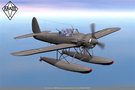 Warbird Series Arado Ar 196 Reconnaissance Aircraft On Behance