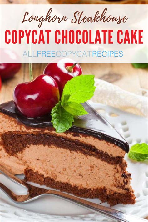 Jul 27, 2011 · cheesecake factory's key lime cheesecake restaurant. Copycat Longhorn Steakhouse Chocolate Mousse Cake in 2021 ...