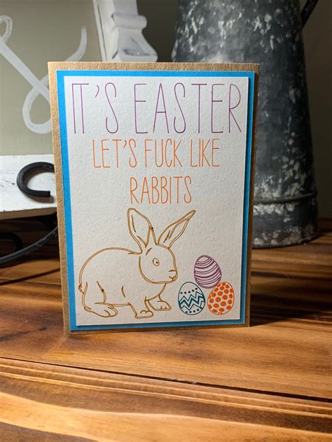 Its Easter Lets Fuck Like Rabbits Cheeky Adult Etsy Nederland