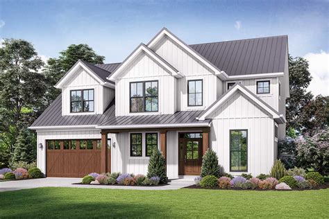 Plan 69751am New American Farmhouse Plan With Four Upstairs Bedrooms
