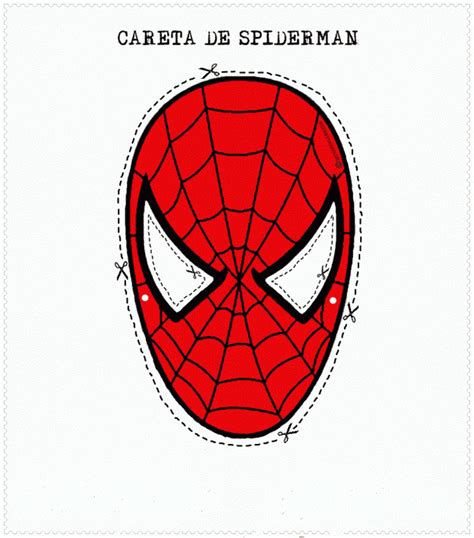 Mascara De Spiderman Manualidades A Raudales