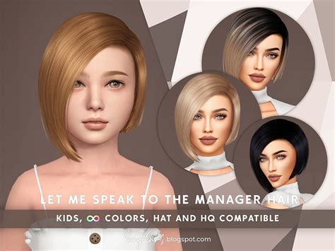 The Sims Resource Sonyasims Let Me Speak To The Manager Hair Kids