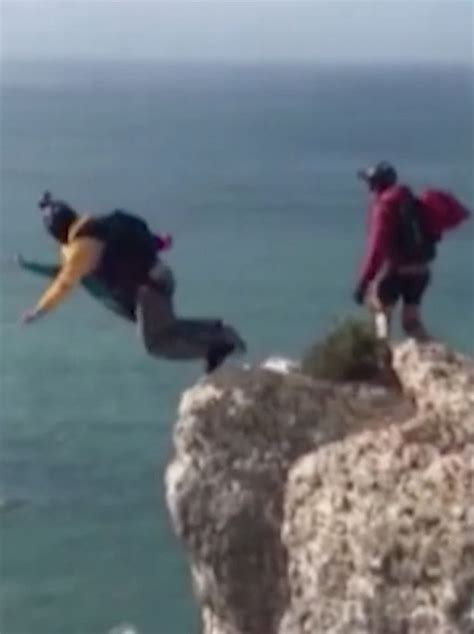 Cliff Diving Accident Face Split Video Memugaa
