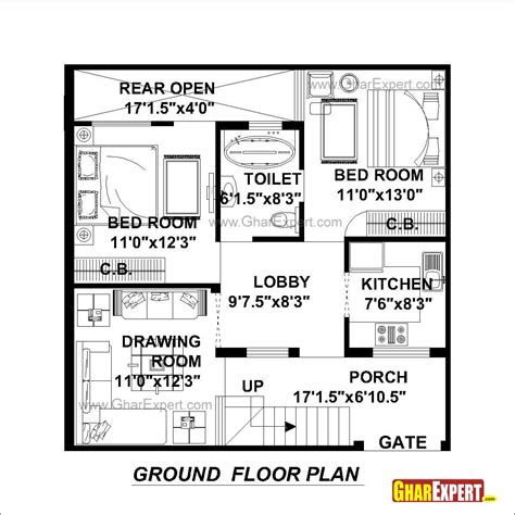 Get inspired with these 30 houses measuring just 70, 80 or 90m2. House Plan for 30 Feet by 30 Feet plot (Plot Size 100 ...