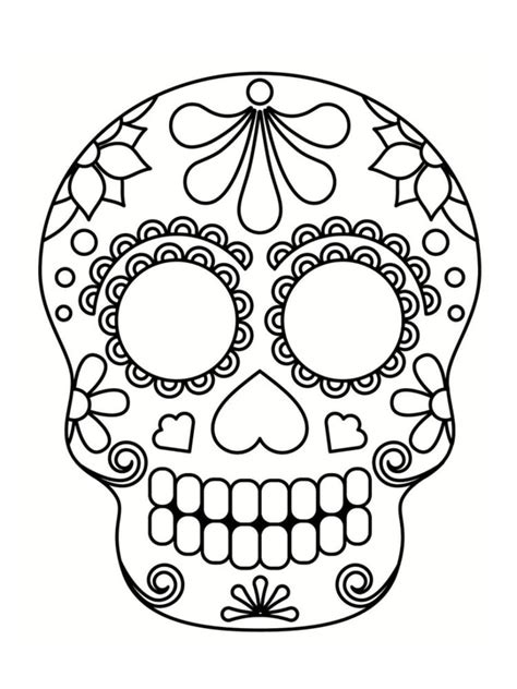 Gratuit tatouage tete de mort mexicaine signification. Coloriage tête de mort mexicaine : 20 dessins à imprimer
