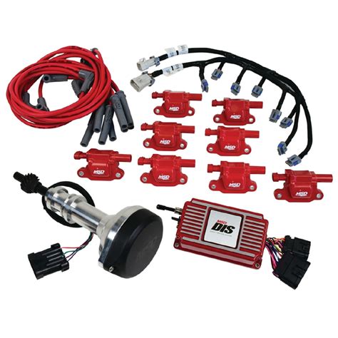 Msd Ignition Ignition System Kit Dis Digital Red Ford 351w Control