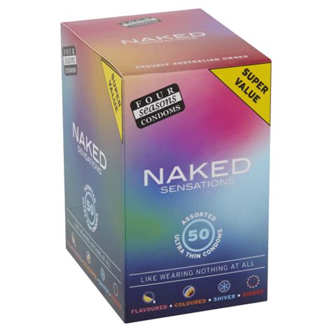 Four Seasons Condoms Ultra Thin Pk Naked Sensations Endless Desires