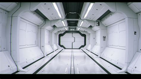 ArtStation Sci Fi Room Ryuichi Tokushige Sci Fi Room Spaceship Interior Futuristic Interior