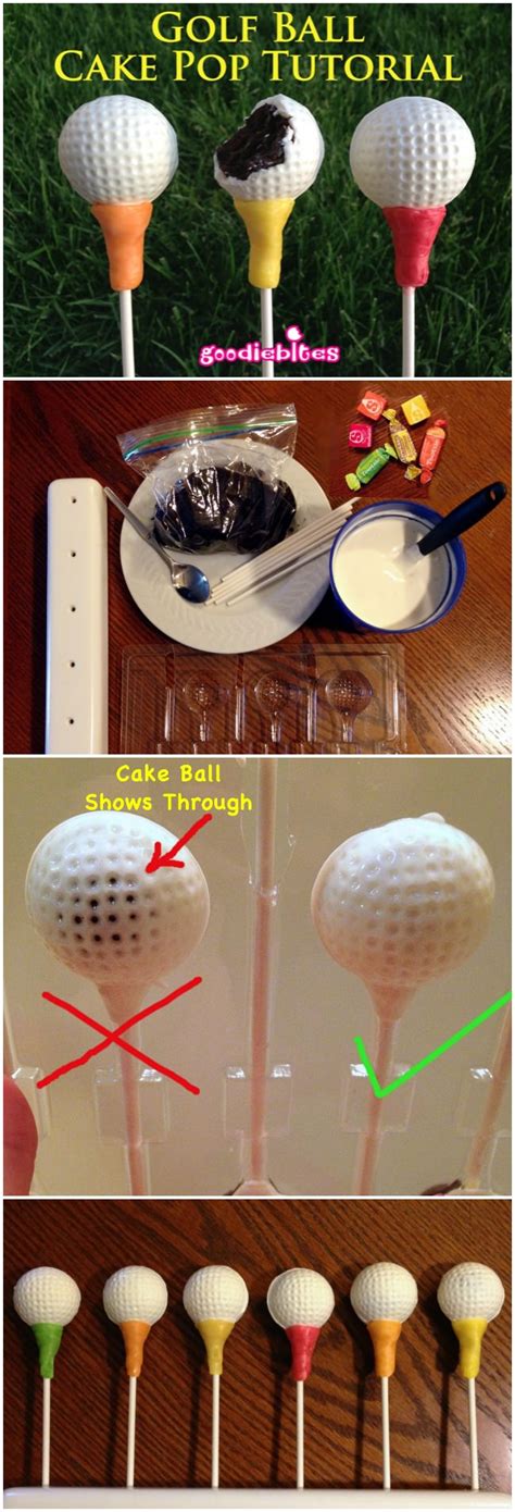 Easy cake pop recipes for for kid parties, halloween, thanksgiving, or any occasion. How to Make Golf Ball Cake Pops - Pint Sized Baker