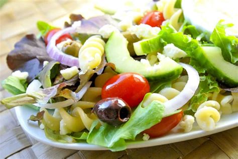Easy Greek Salad Recipe With Creamy Yogurt Dressing