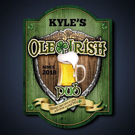 Ole Irish Personalized Pub Sign