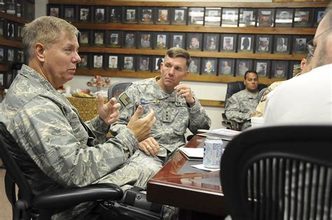 In fact, his latest column is called 'lindsey graham is an idiot.' klein bases his assessment on the fact that graham is now back on board the bipartisan. Senator Lindsey Graham meets with NTM-A commander | Kabul ...