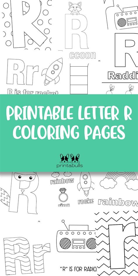 Letter R Coloring Pages 15 Free Pages Printabulls In 2022