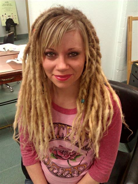 First of all, almost everyone hates being restricted to the same style over long periods. 27 best Blonde Dreads with Bangs images on Pinterest ...