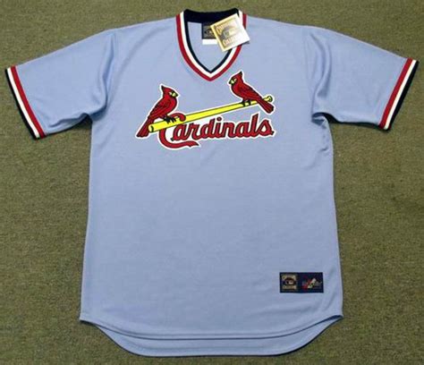 St Louis Cardinals 1980s Majestic Cooperstown Throwback Away Baseball