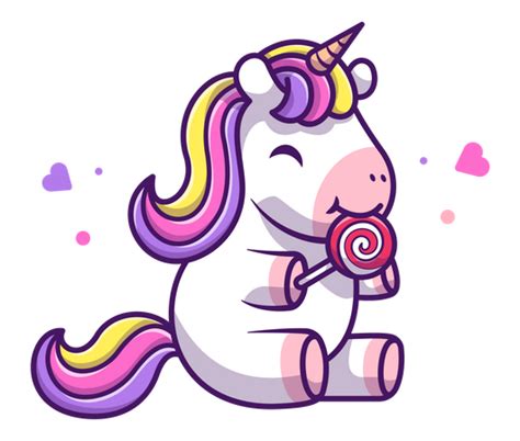 Best Premium Baby Unicorn Playing With Balloon Illustration Download In