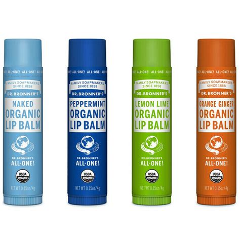 Dr Bronners Organic Lip Balms Nourished Life Australia