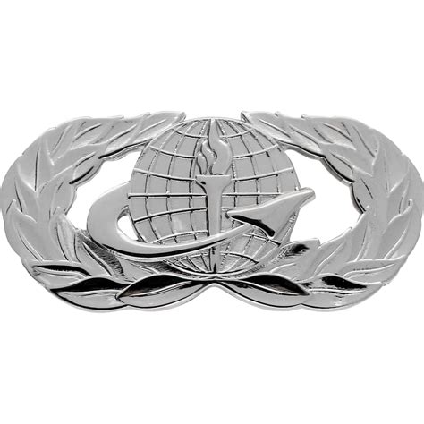 Air Force Basic Force Support Badge Pin On Regular Size Rank