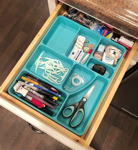Our Organized Kitchen Tour Organization Obsessed Junk Drawer